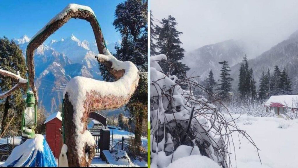 Snow fall in Munsiyari Uttarakhand