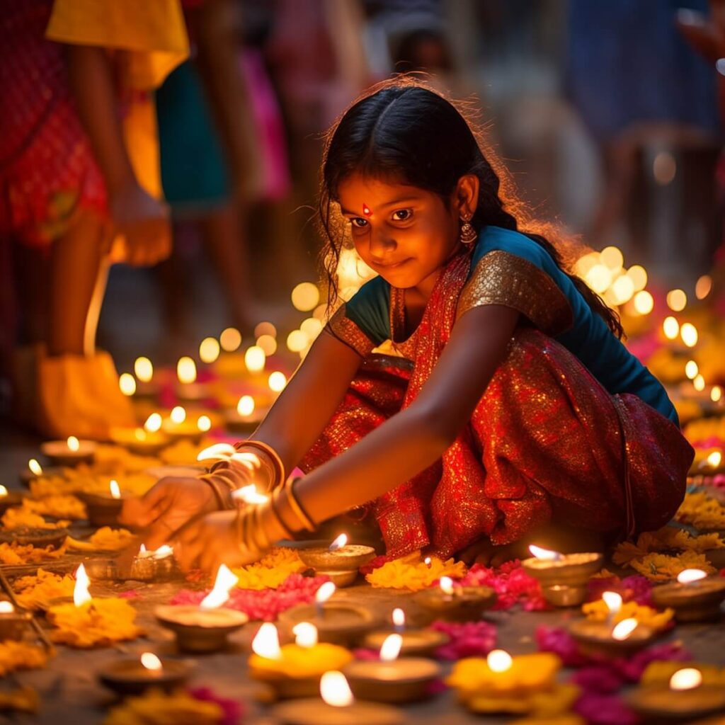 Diwali festival in Ahmedabad, Gujarat