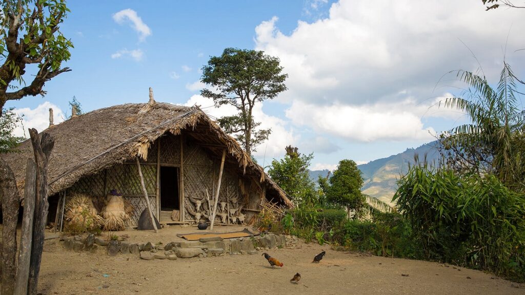 A Typical Day in a Konyak Village